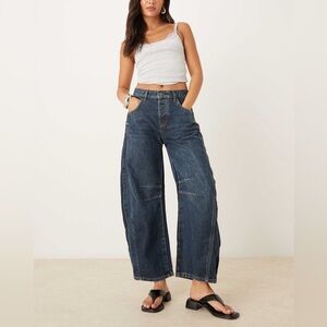 Free people barrel jeans